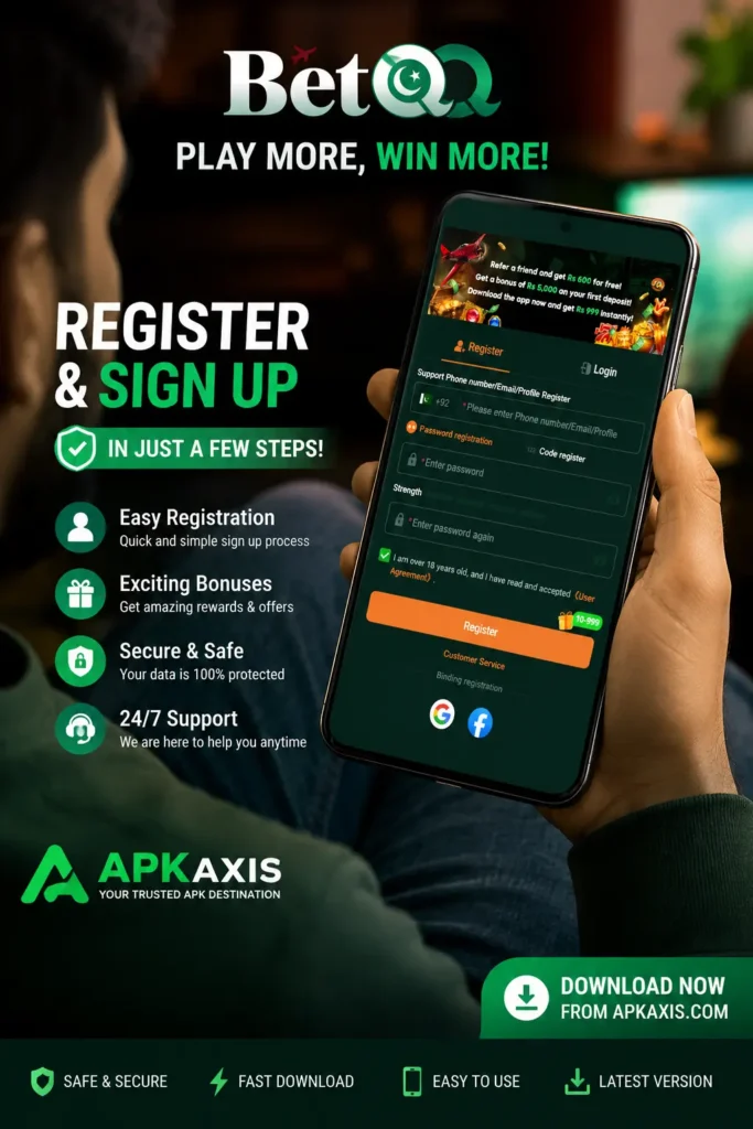 betqq-apk-registration-screen